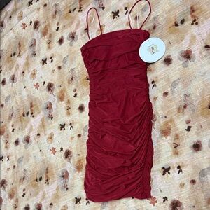 Princess Polly Ruby Ruched Mini Dress